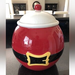 LARGE VINTAGE SANTA COOKIE JAR